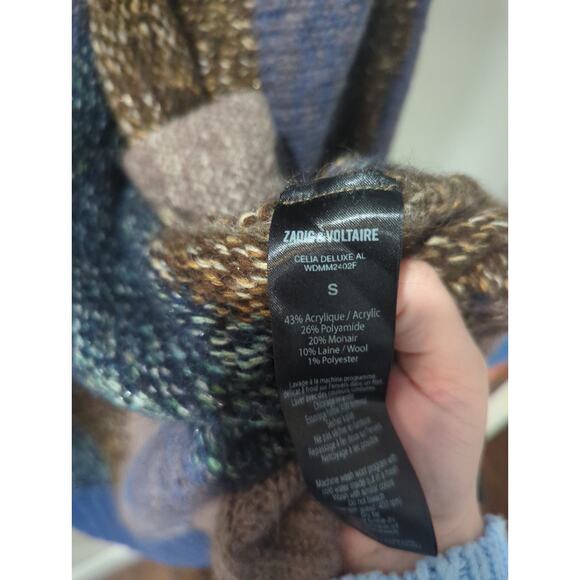 Zadig & Voltaire Deluxe Celia Mohair Wool Cardigan Sweater - Picture 4 of 8